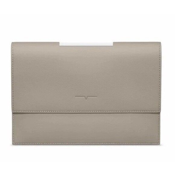 Von Holzhausen The iPad Portfolio Leather Reinvented Case 12.9 Inches Stone - Picture 1 of 16